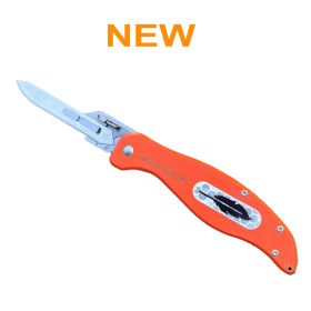 Field Feather Folding Replaceable Blade Knife