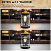 Electric Wax Melt Warmer Vintage Light Bulb Fragrance Candle Warmer for Rustic Office Home with Replacement Bulb