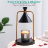 Electric Wax Melt Warmer Lamp Dimmable Fragrance Candle Melt Lantern Metal Iron Decorative Melter Lamp with 2 GU10 Bulbs