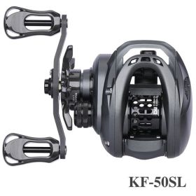 Ultra-light Water Drop Wheel Lua Long-distance Cast Carbon Fishing Line (Option: Black 50SR SL-Right handed)