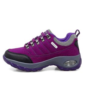 Sneakers Air Cushion Sole Casual Shoes (Option: Purple-41)