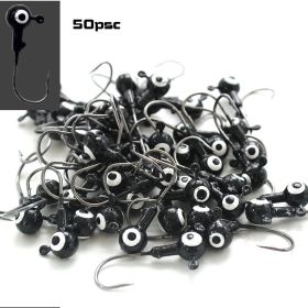 Five Color Fish Hook In Bulk (Option: Black-3.5g-50PCS)