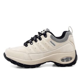 Sneakers Air Cushion Sole Casual Shoes (Option: Beige-42)