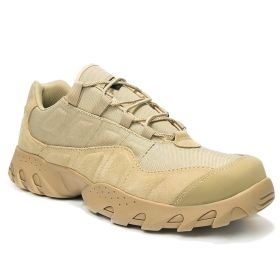 Outdoor Hiking Shoes Training Military Fan Combat Shoes Military Fan Boots (Option: Sand color-39)