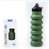 500ML Large Capacity Silicone Sports Water Bottle Outdoor Folding Water Cup For Climbing Travel