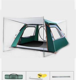 Foldable Automatic Thickening Sunscreen Wild Picnic Home Full Set Camping Tent (Option: Two doors and Windows34-2 Style)