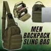 Outdoor Sling Bag Crossbody Pack Chest Shoulder Backpack