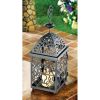 Contemporary Promenade Ornate Yet Elegant Birdcage Candle Lantern