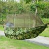 Portable Nylon Swing Hanging Bed Outdoor Hiking Camping Hammock