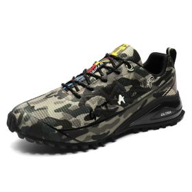 Men's Outdoor Off-road Running Shoes Air Cushion Mountaineering (Option: Camouflage-42)